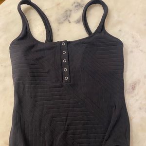 NWT new with tags black aerie bathing suit Large